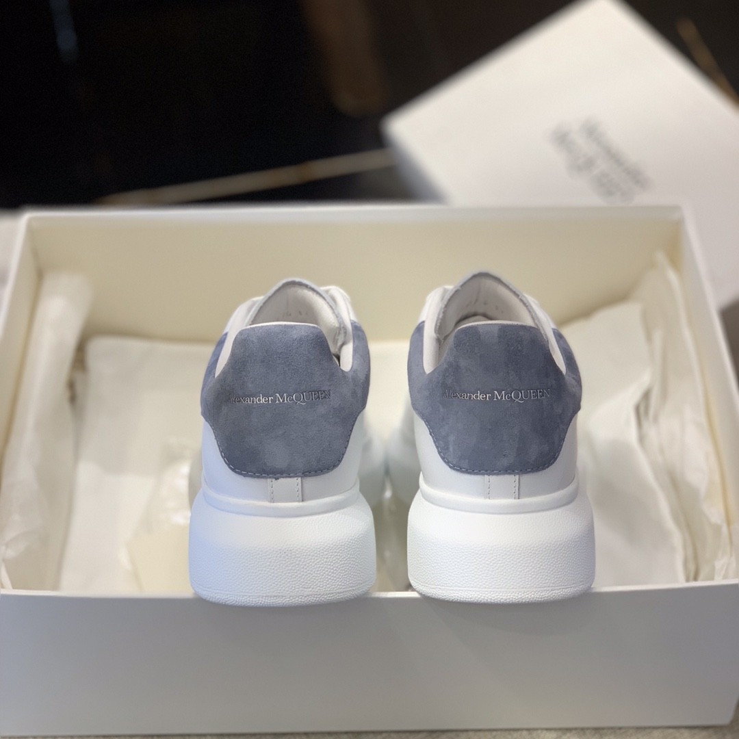 Alexander McQueen Mist Blue velvet taiISneakers