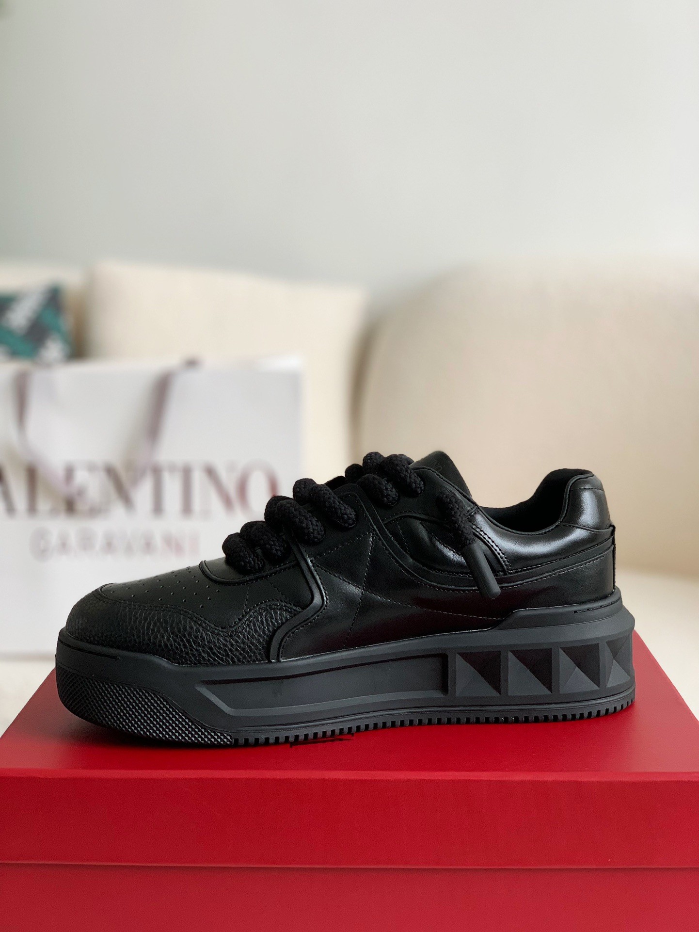 Valentino One Stud Sneakers