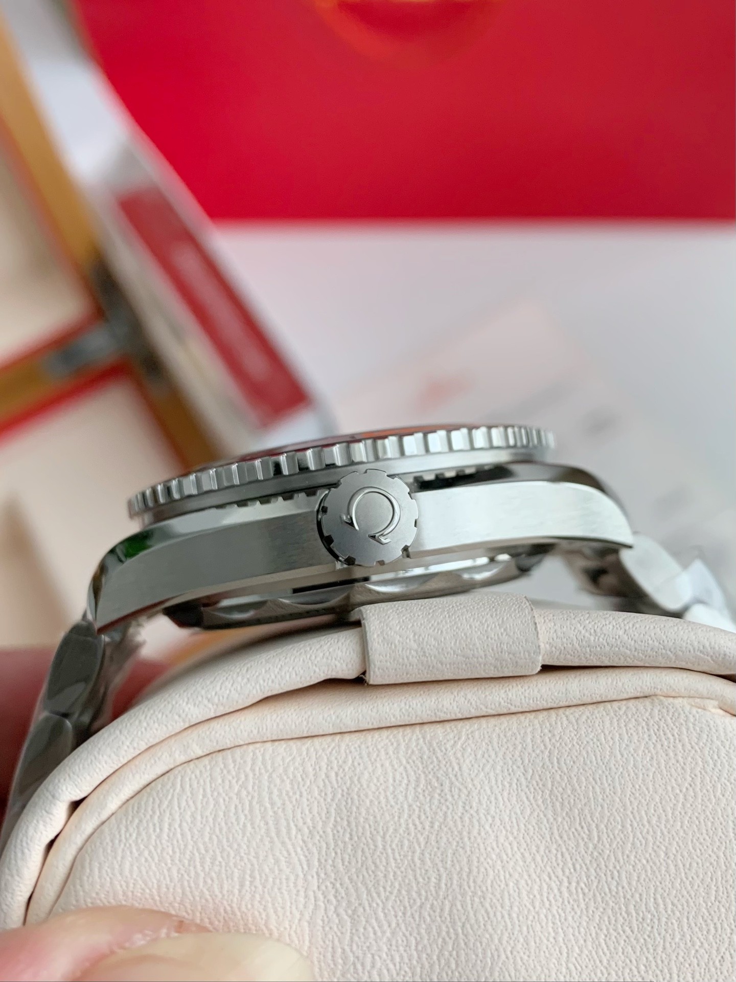 【#3653】Omega Seahorse Series Ocean Cosmos Cup 600-meter dive wristwatch,43.5mm