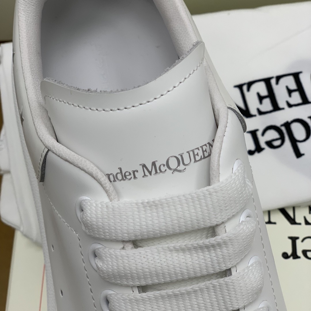 Alexander McQueen MQ Silver Flying Swallow tail Sneakers