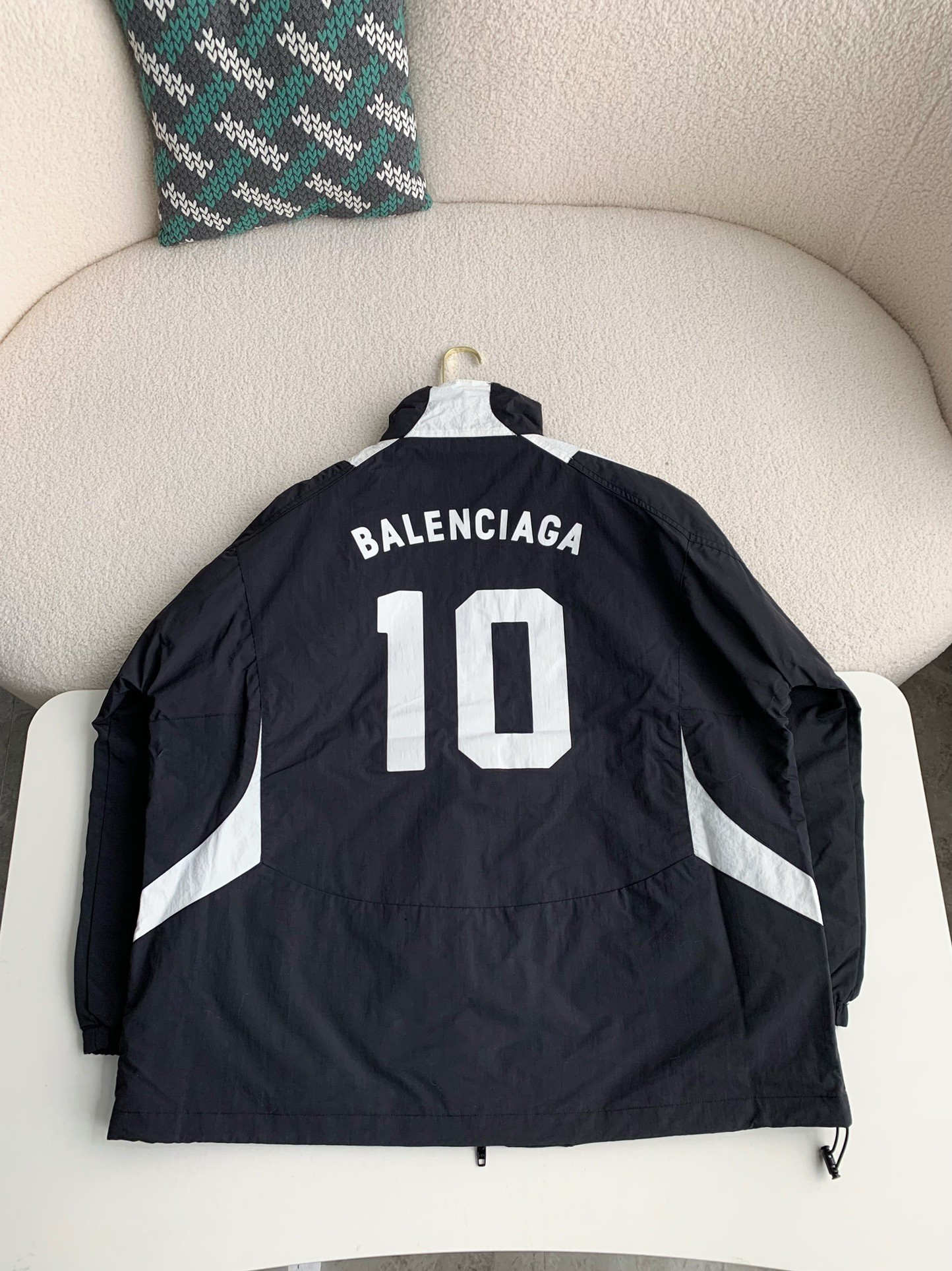 Balenciaga patchwork team jacket