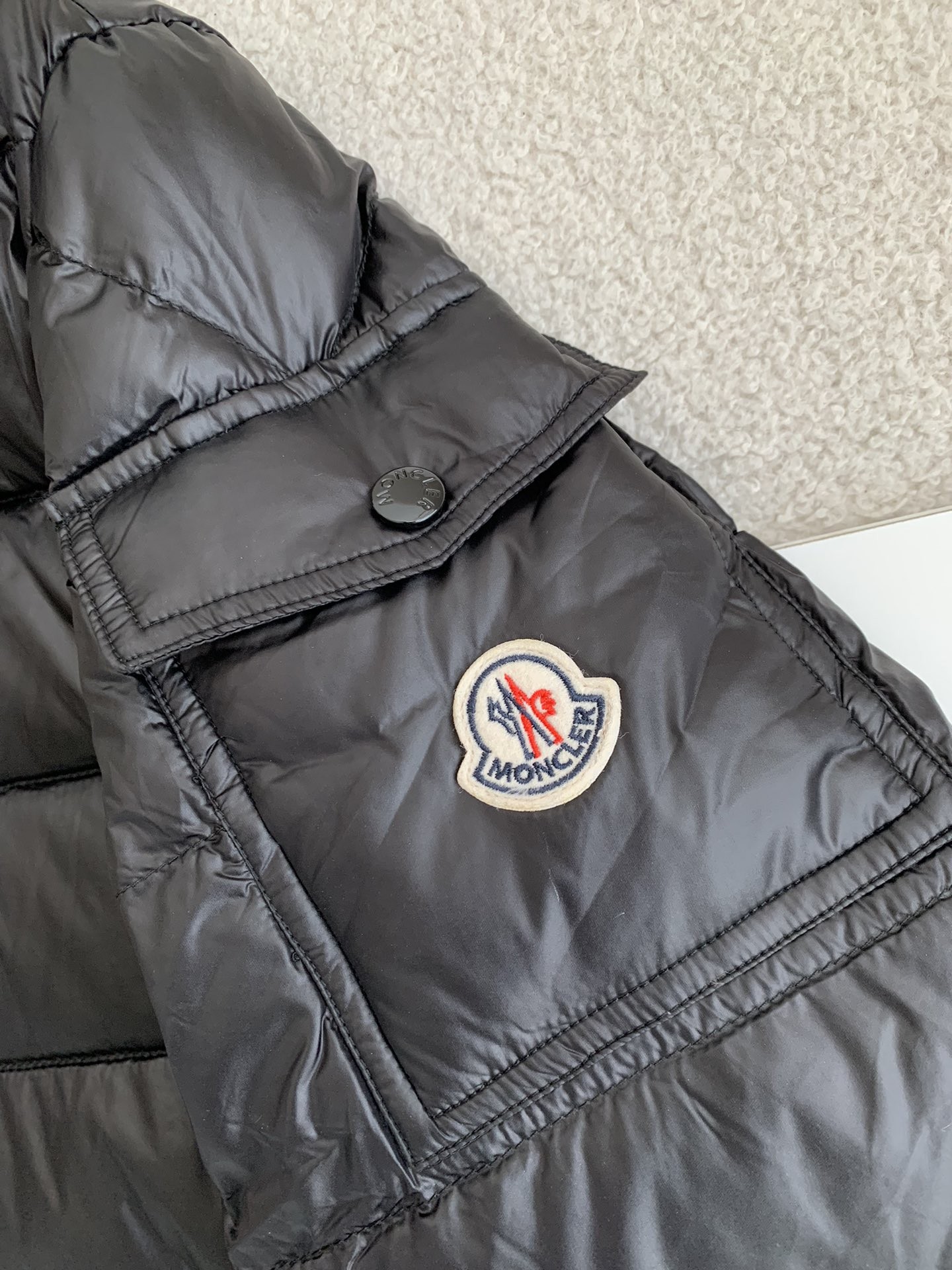 【#3671】Moncler Short men's down jacket