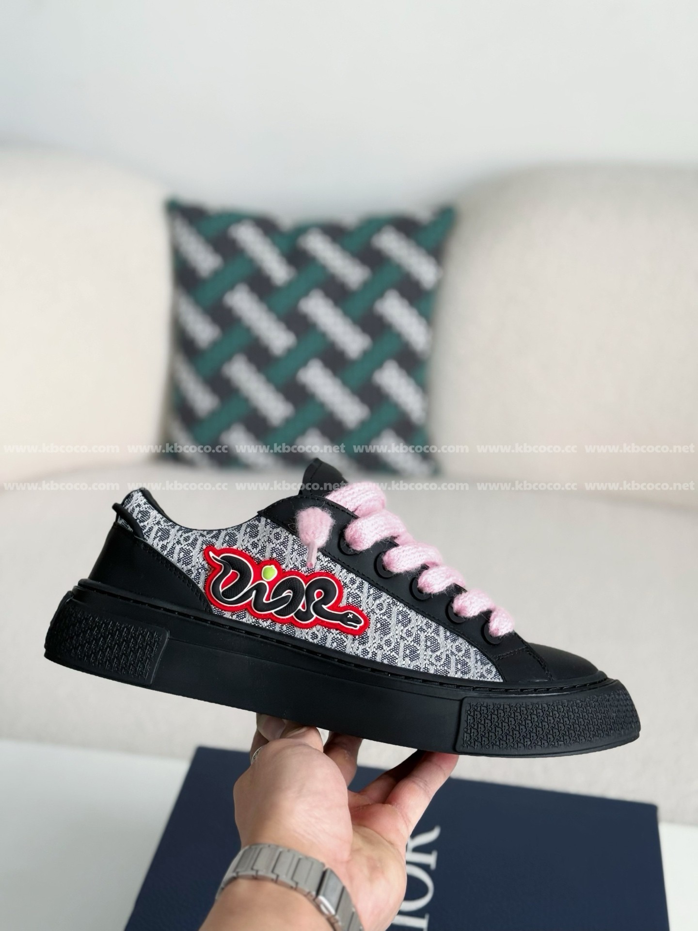 【#4564】 Dior B33 Leather Sneakers