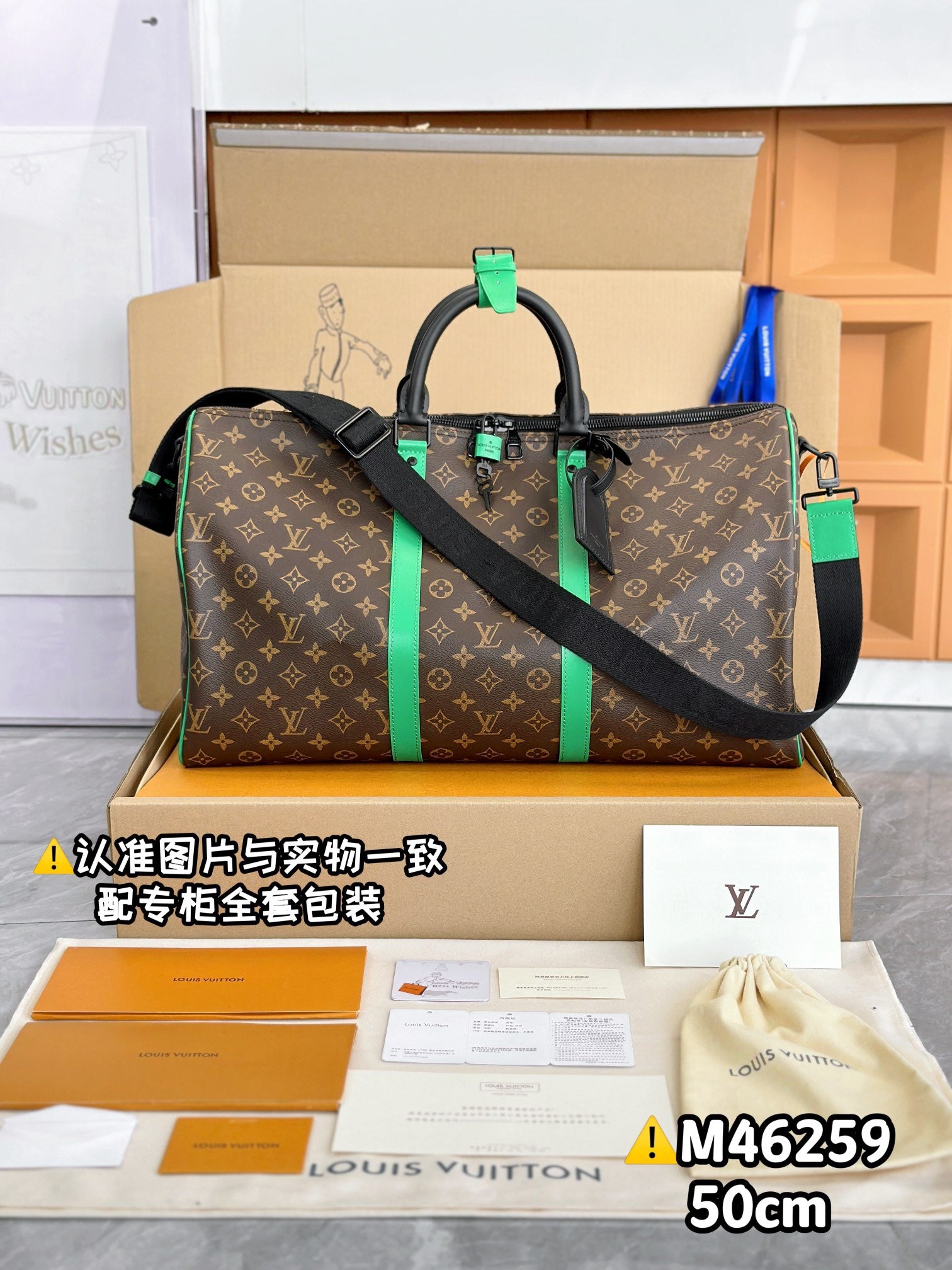 LOUIS VUITTON keepall 50 M46259