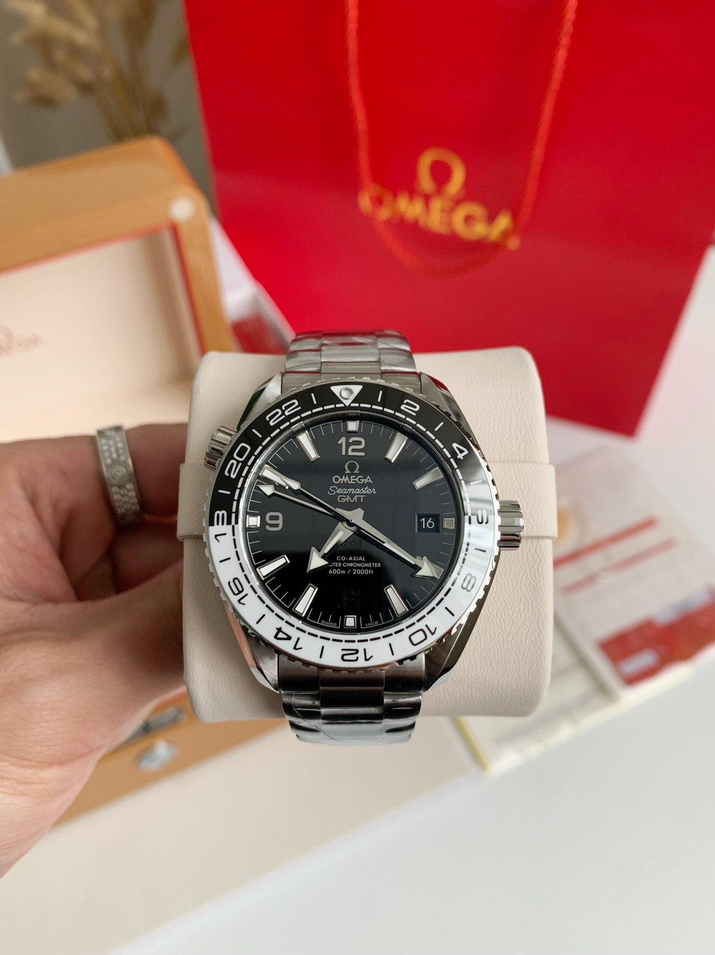 【#3639】Omega Seahorse Series Ocean Cosmos Cup 600-meter dive wristwatch,43.5mm