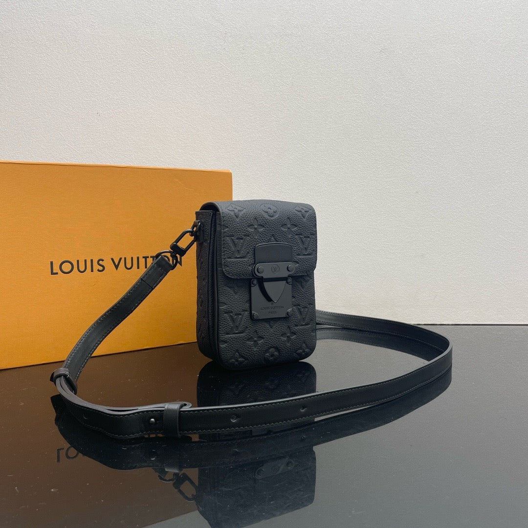 LOUIS VUITTON S-LOCK VERTICAL Crossbody bag/top quality M81524