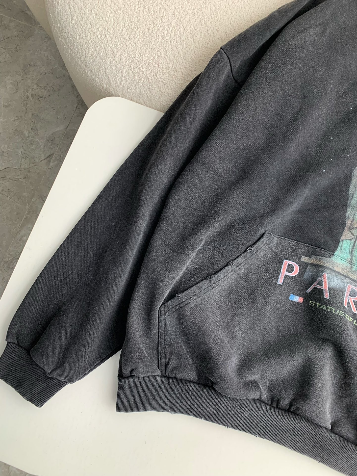 Balenciaga print hoodie