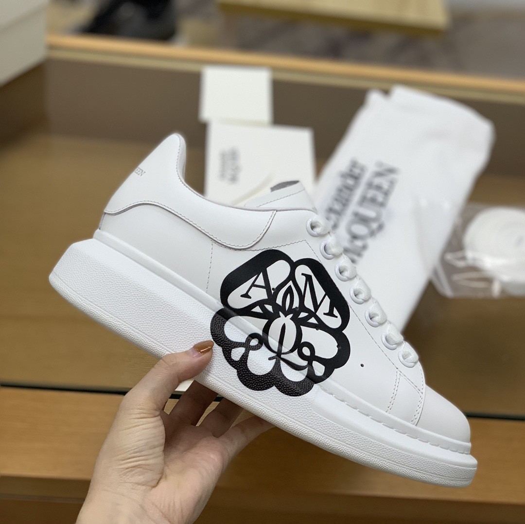Alexander McQueen MO 3D white bloom Sneakers