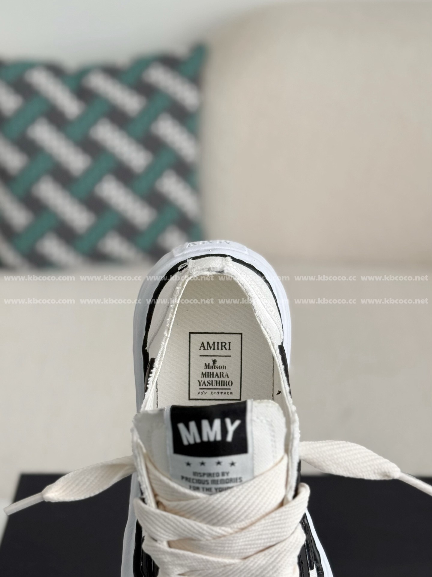 【#4533】Maison Mihara Yasuhiro x AMlRl Skel- Top Low canvas shoes