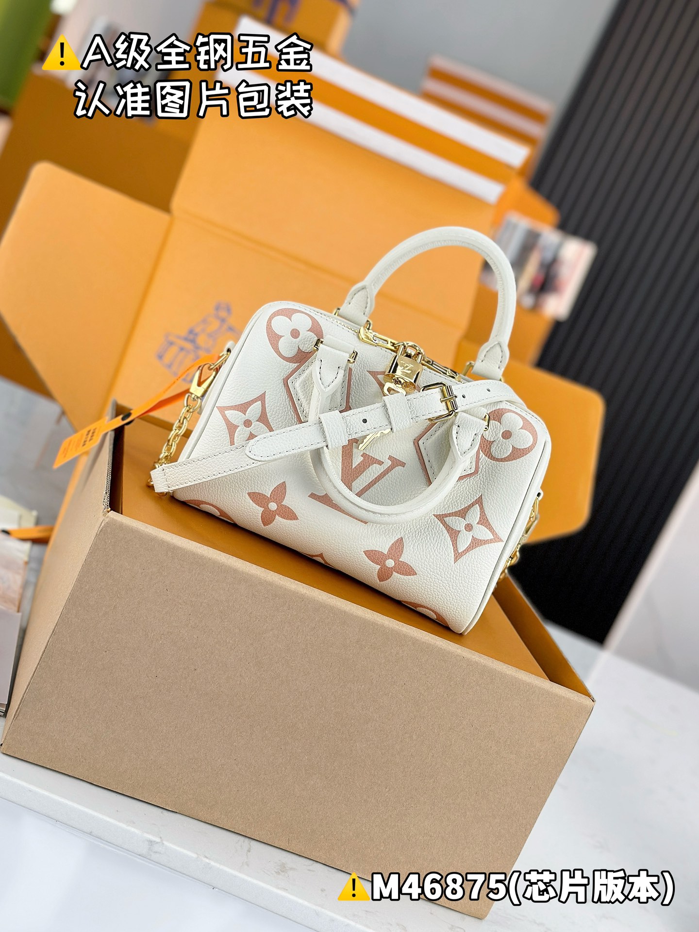 LOUIS VUITTON Speedy 20 Handbag/Top Quality M46875