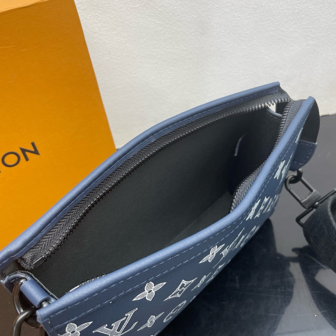 LOUIS VUITTON Gaston Postman bag/top quality M83384