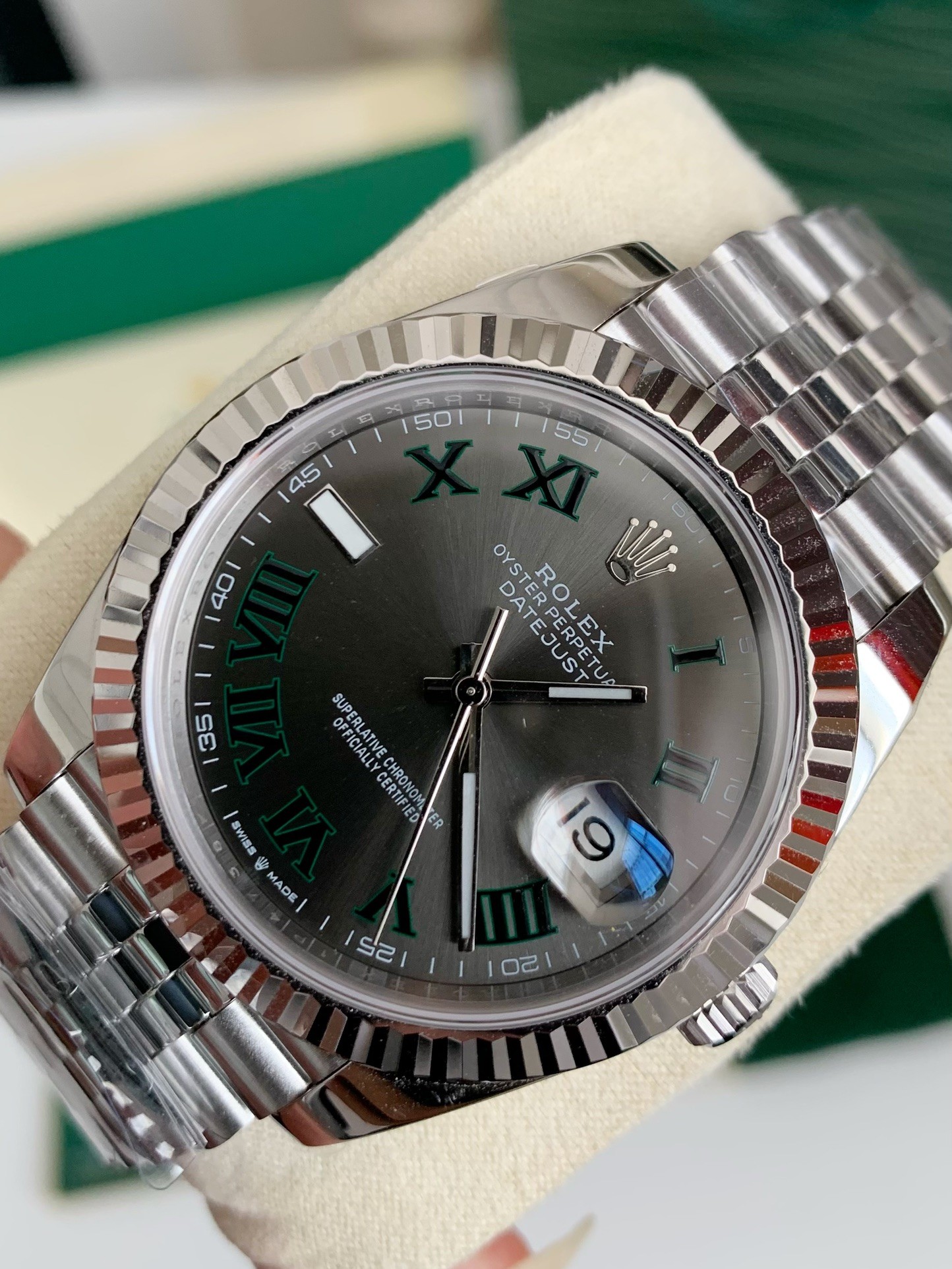 【#2408】Rolex RE Log Men's Watch 41mm