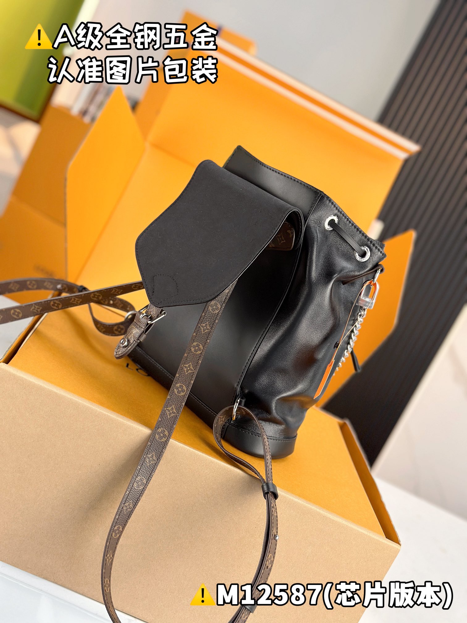 LOUIS VUITTON Montsouris Backpack/Top Quality M12587