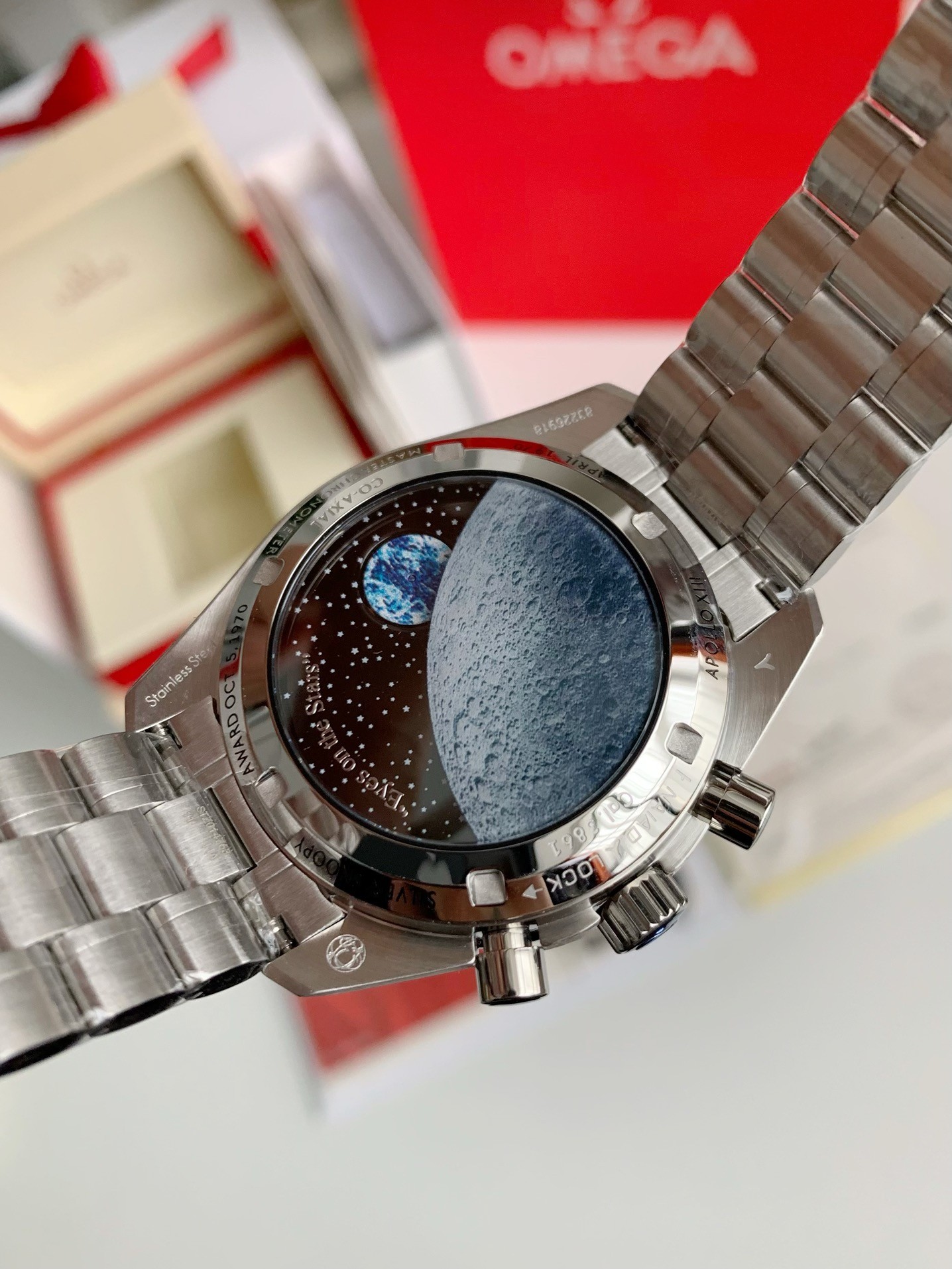 【#3809】Omega Snoopy Award 50m Waterproof Watch, 42mm