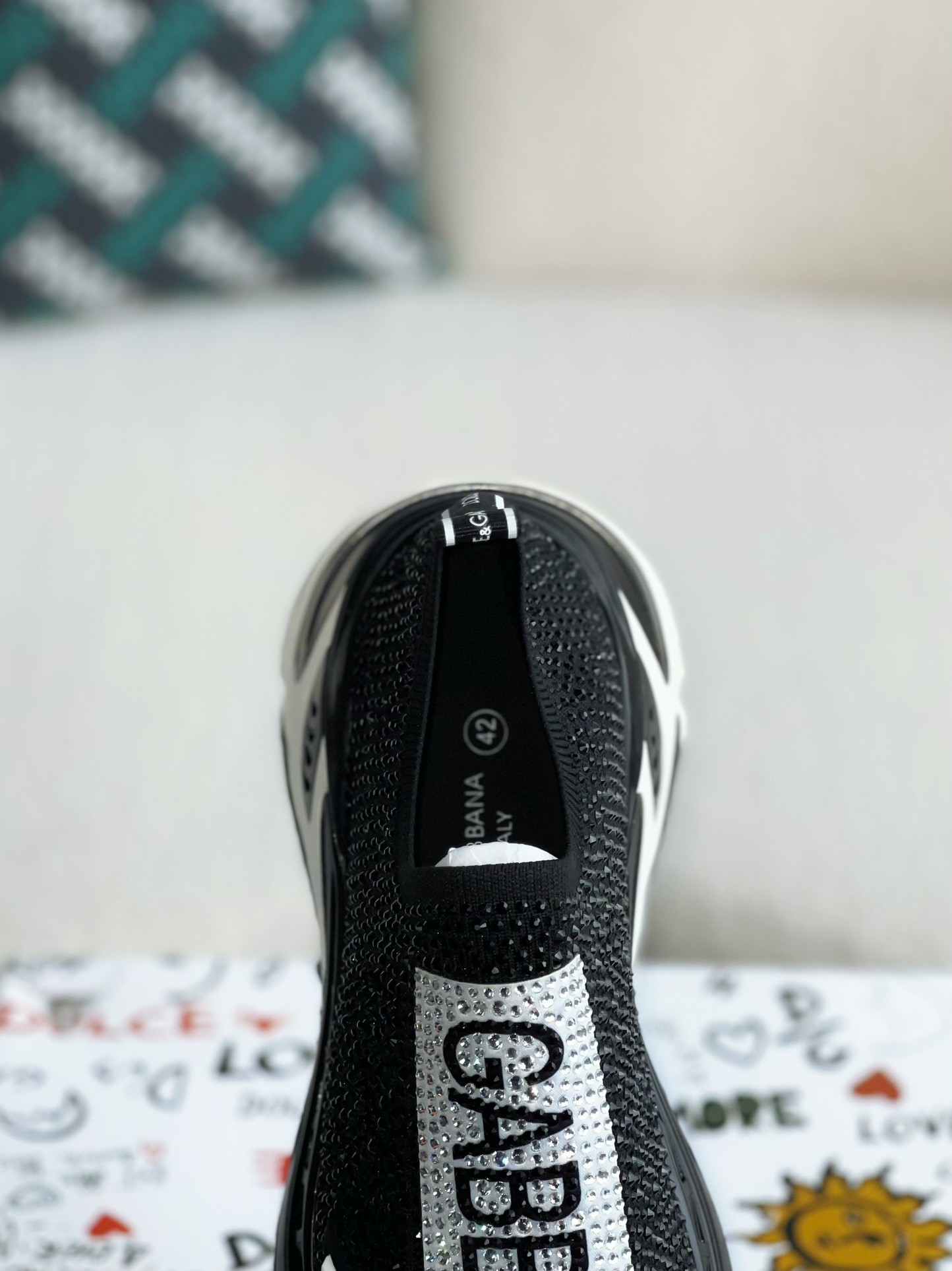 【#2671】Dolce&Gabbana Hot Drill Sneakers