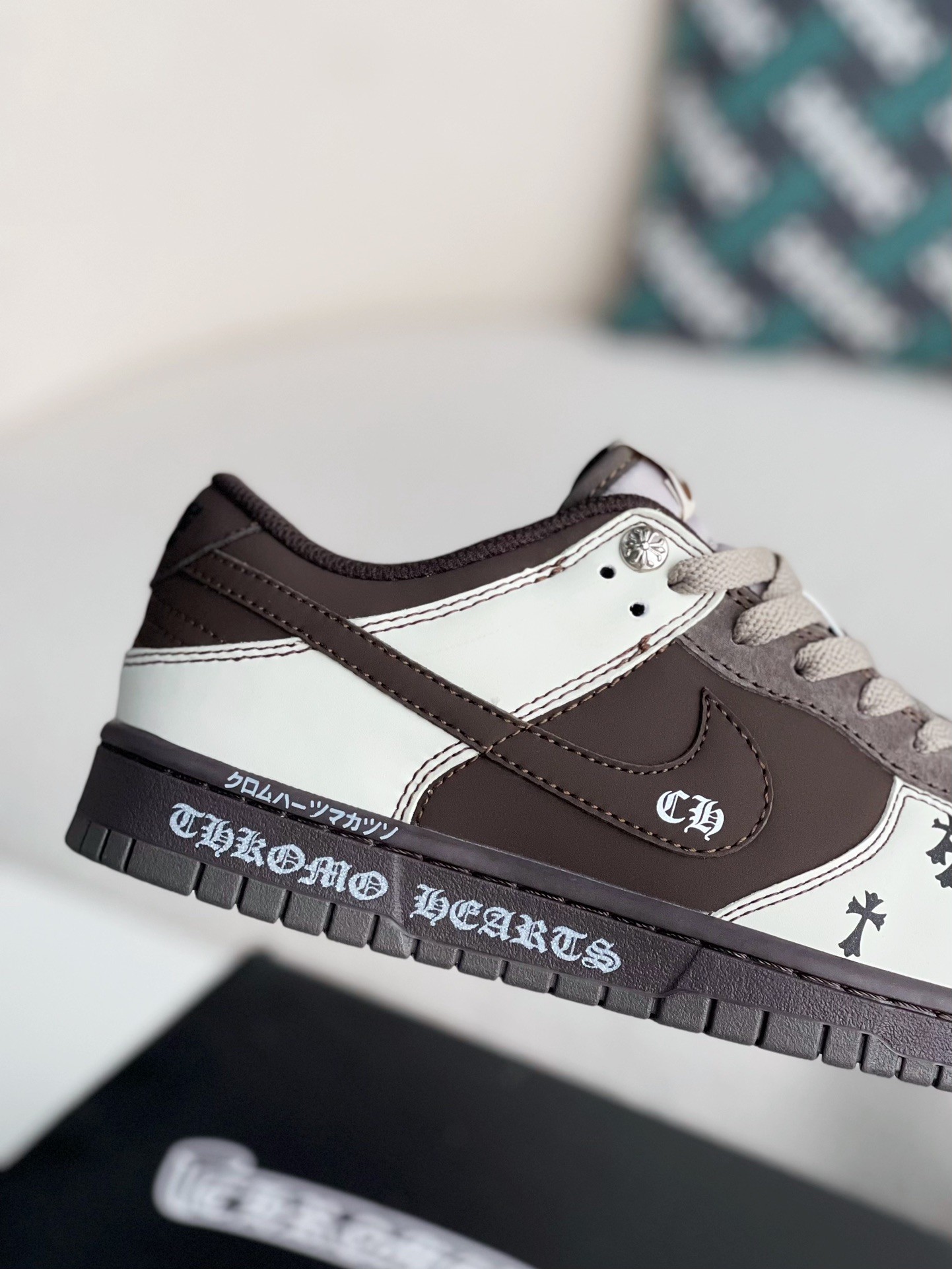 【#2804】Chrome Hearts x Nike Dunk Low Sneakers