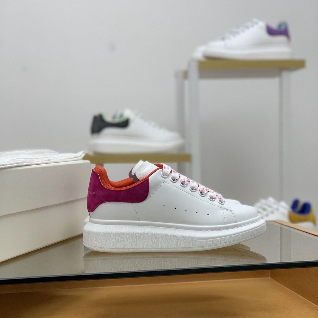 Alexander McQueen MQ All white zip Sneakers