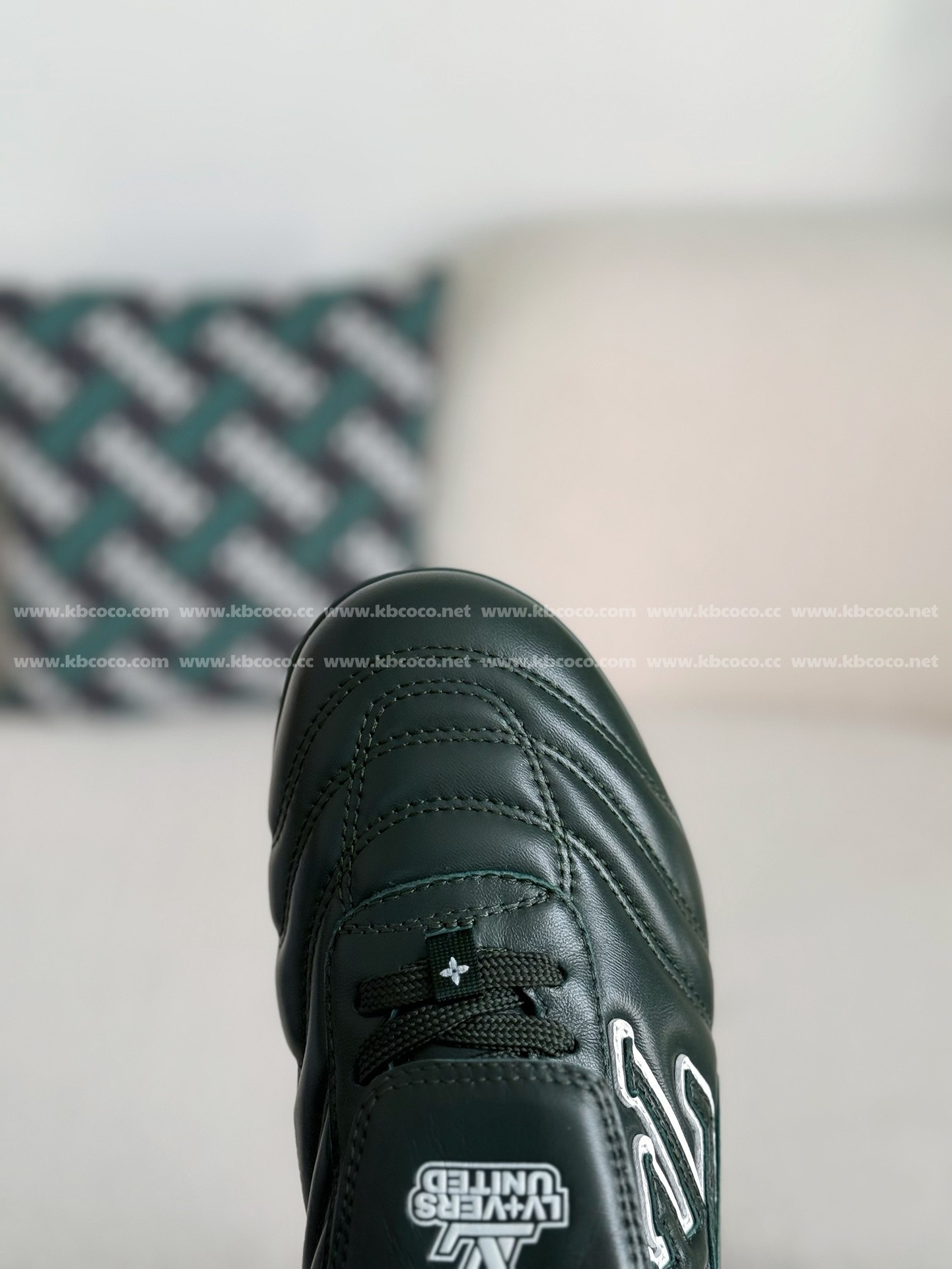 【#4247】LV Footprint Soccer Sneaker