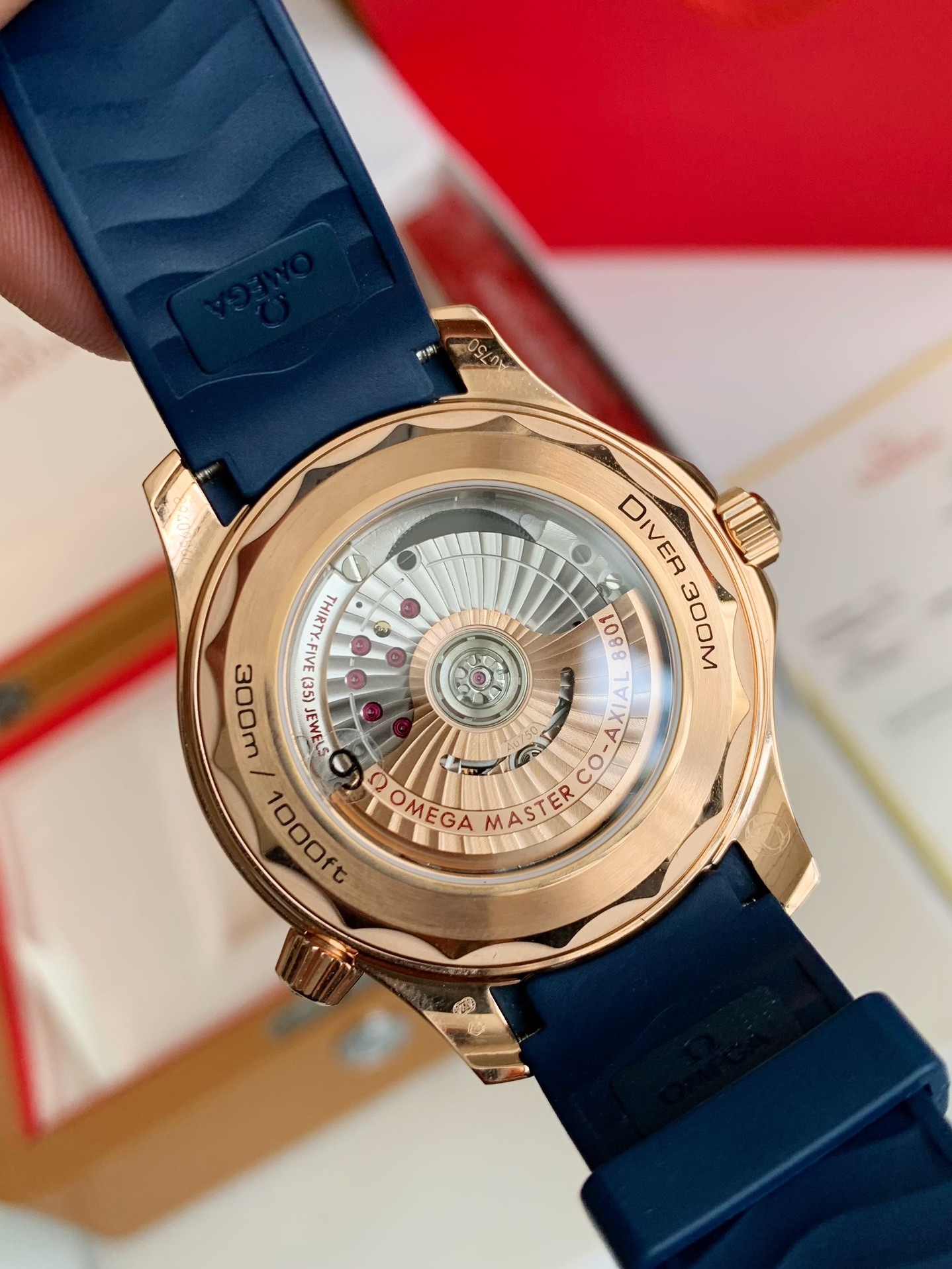 【#3641】Omega Seahorse Series 300-meter dive wristwatch,43.5mm