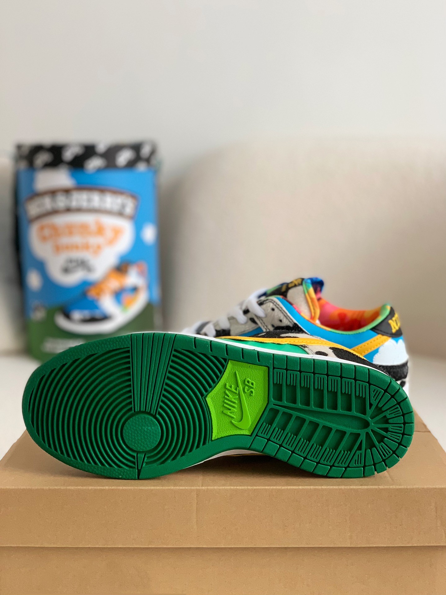 【#1379】 Nike SB Dunk Low Ben&Jerry's Chunky Sneakers