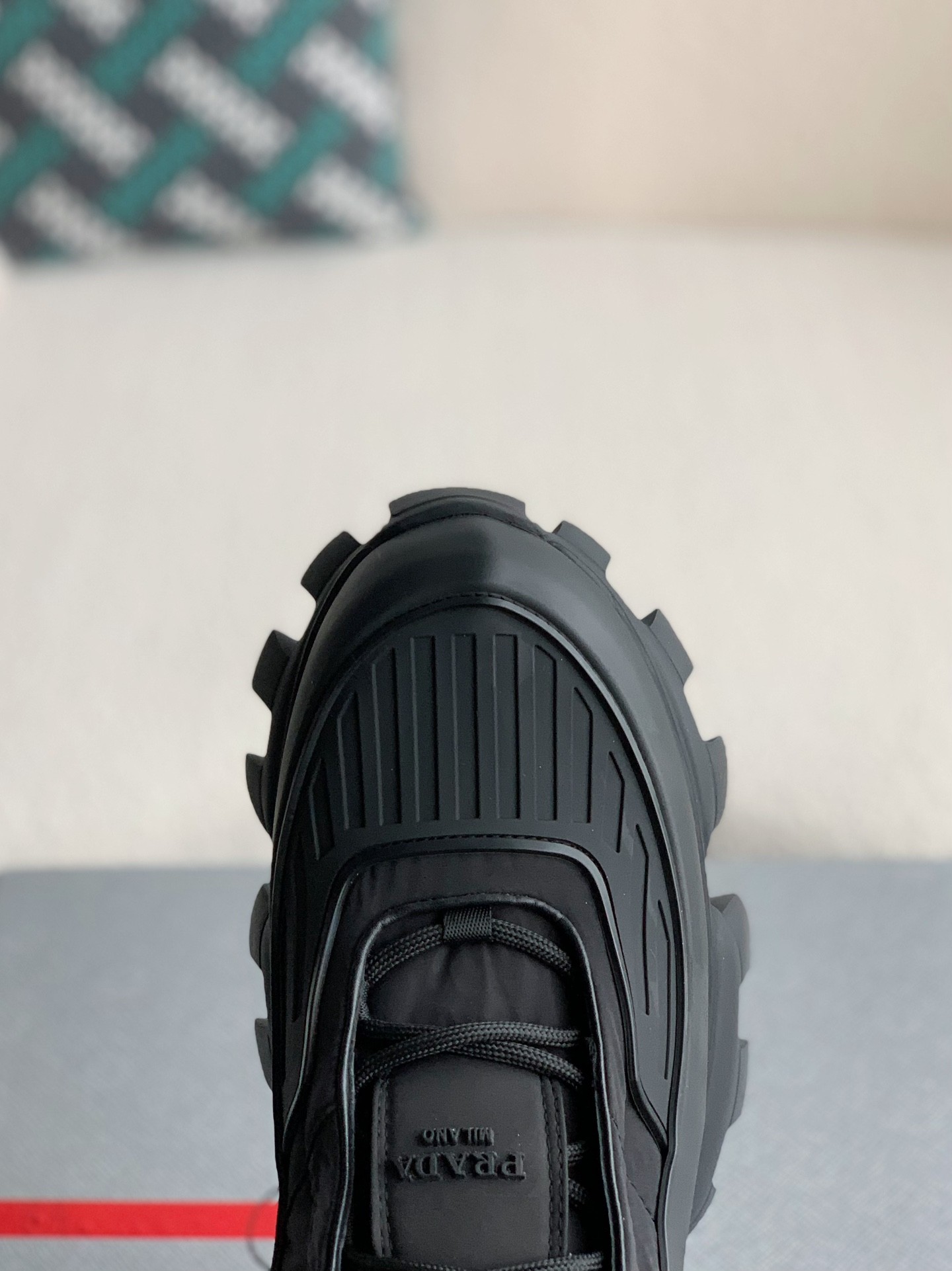 【#2357】 Prada Cloudbus Thunder technology fabric sneakers