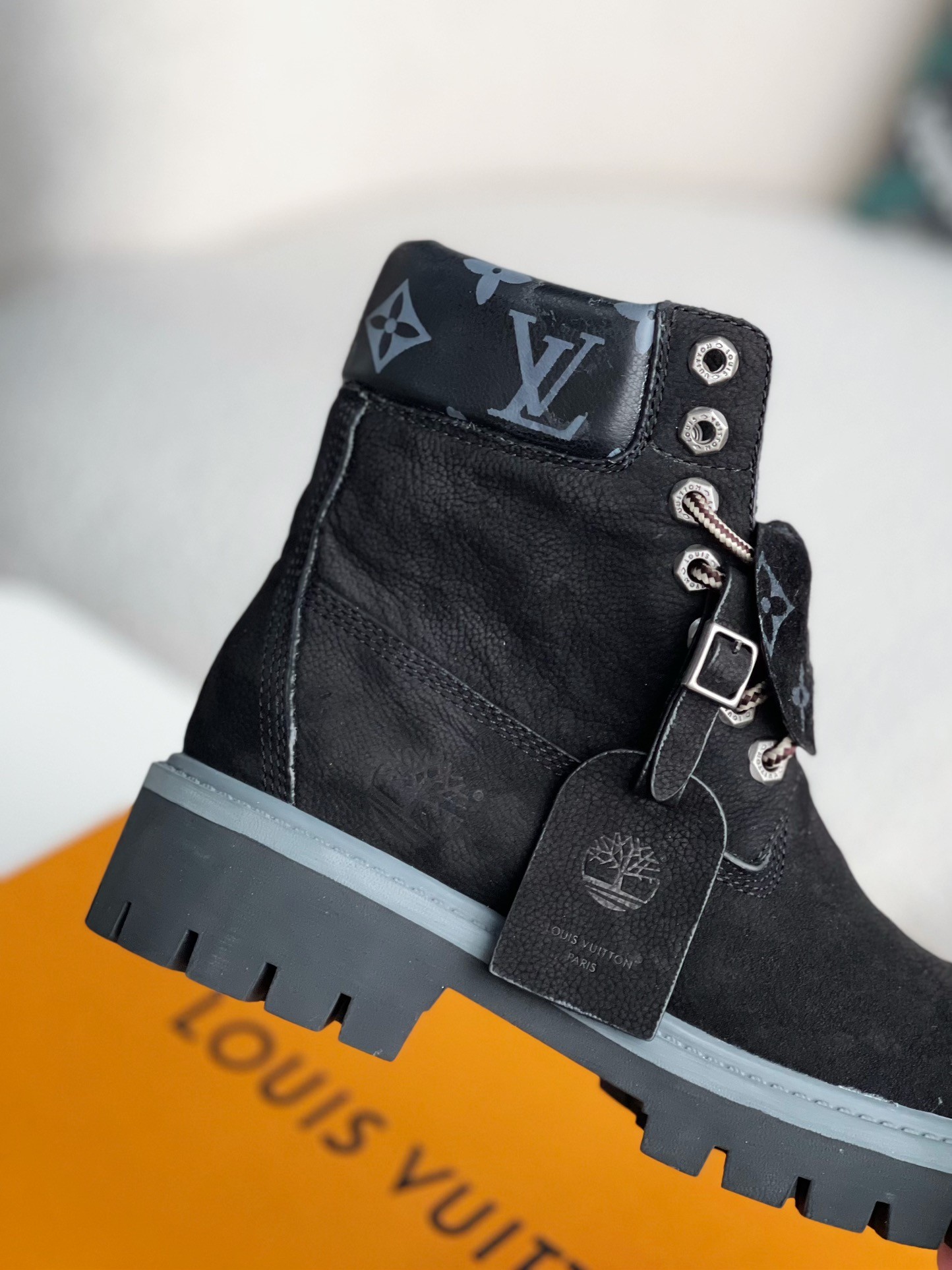 louis vuitton & timberland Martin boot