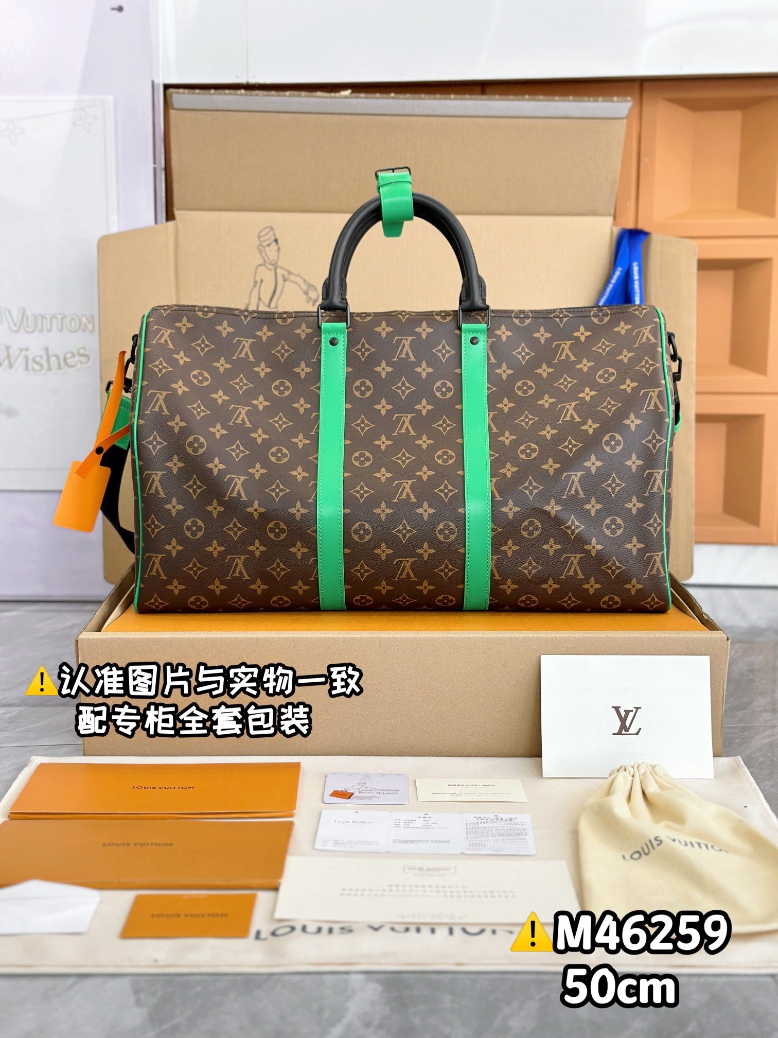 LOUIS VUITTON keepall 50 M46259