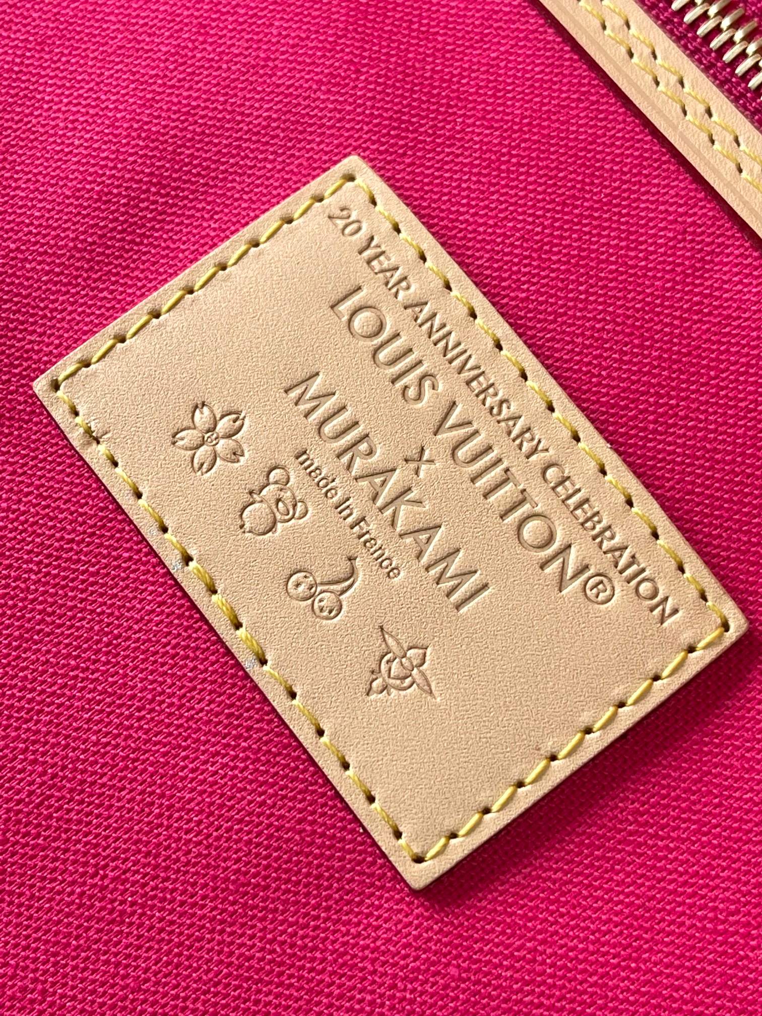 LOUIS VUITTON x Takashi Murakami Neverfull MM Tote bag/top quality M13271