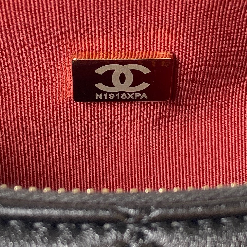 Chanel 22 3A Small Hobo Sheepskin Underarm Bag AS4220 Tassel Hardware, Top Quality