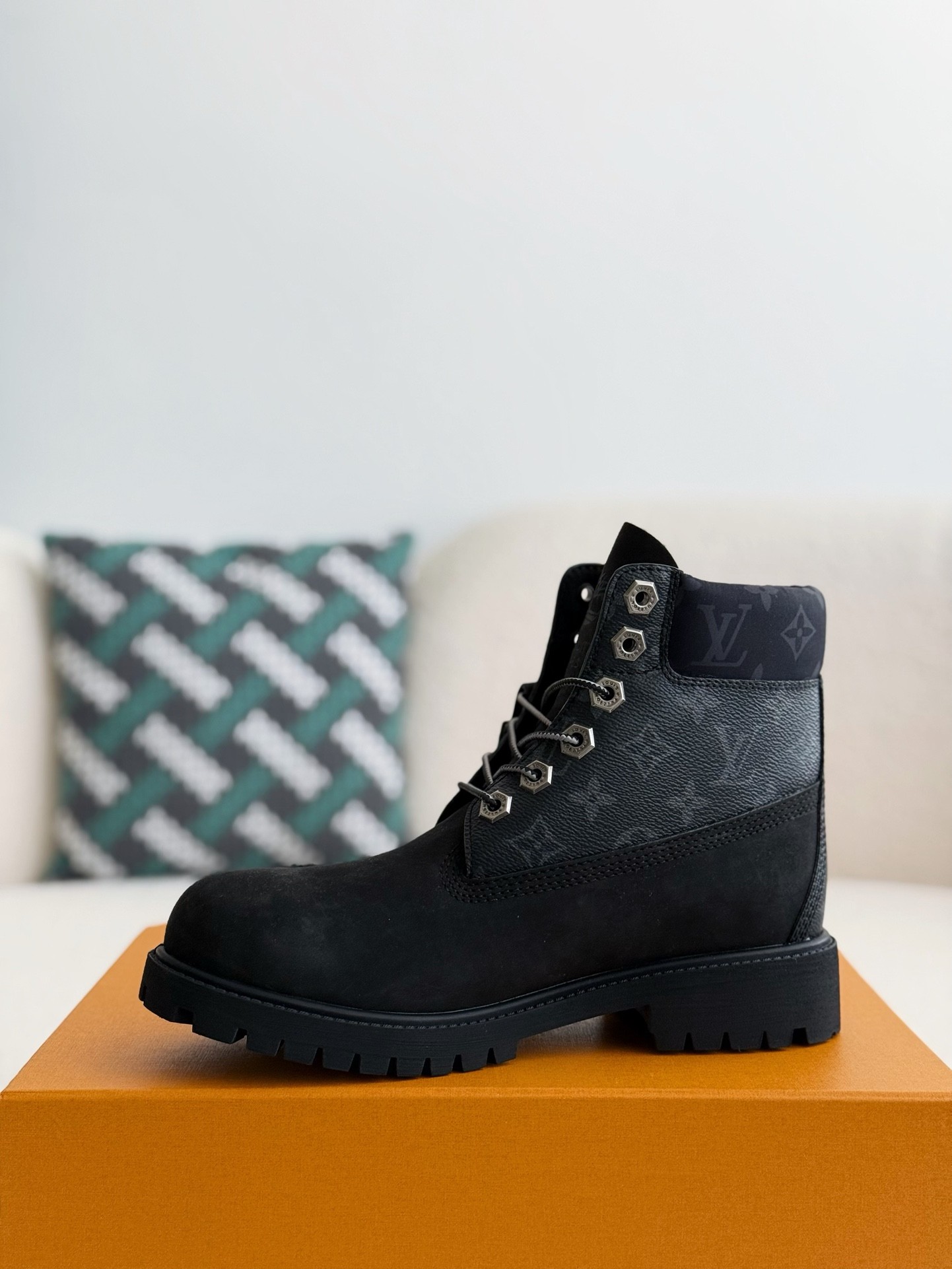 [#3839| Louis Vuitton xTimberland boots/Martin boots/boots