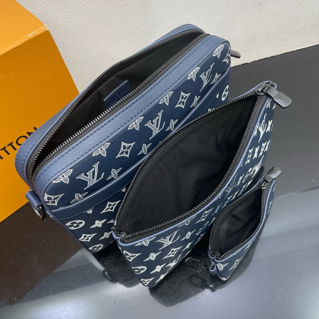 LOUIS VUITTON TrioMessenger Postman bag/top quality M24754