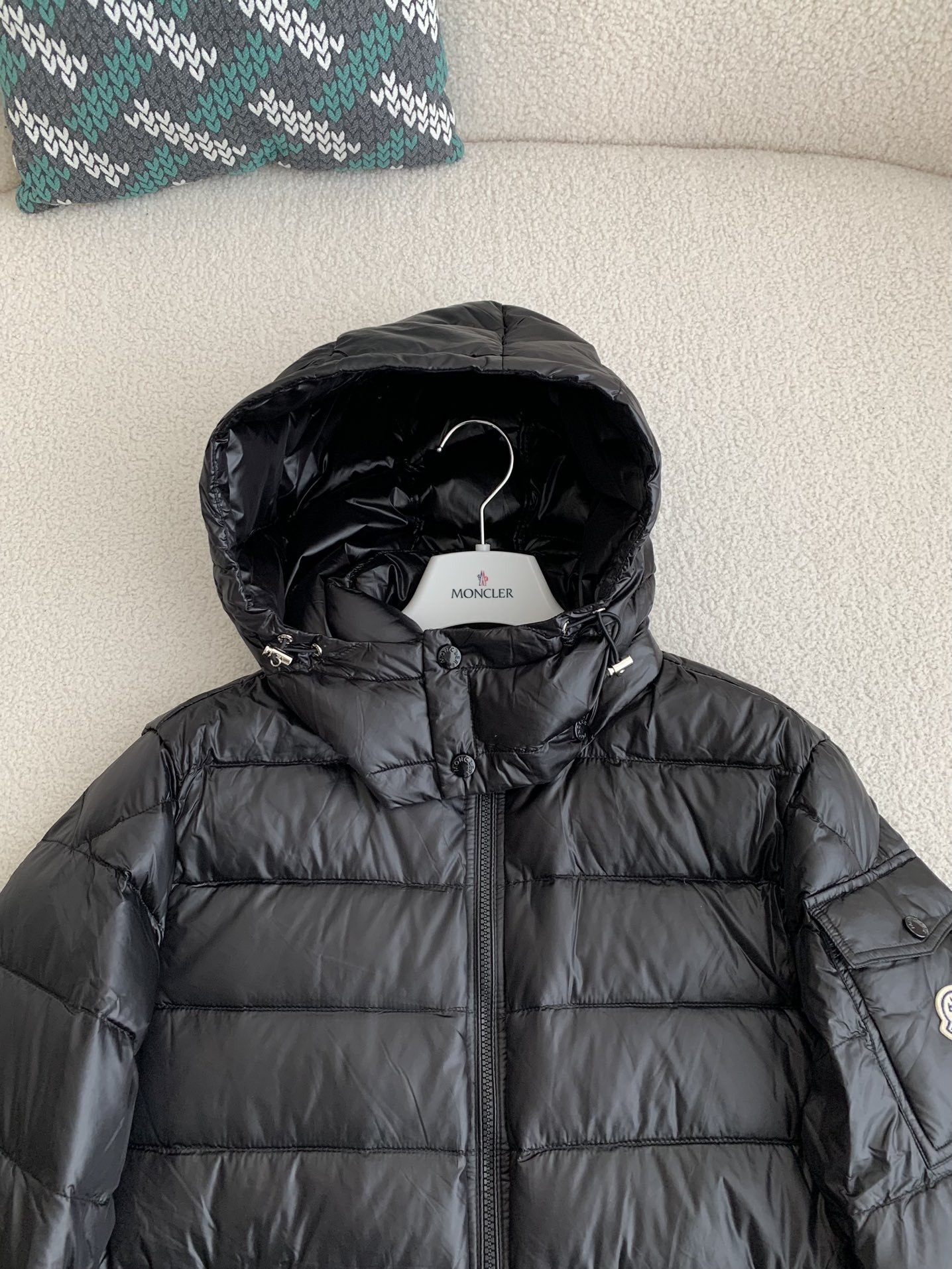 【#3671】Moncler Short men's down jacket