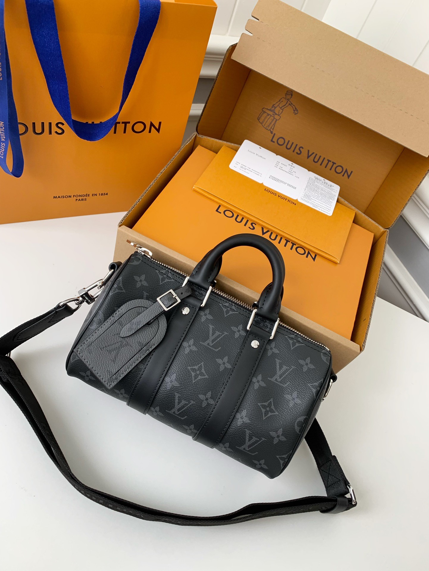 Louis Vuitton KEEPALL BANDOULIERE 25 Handbag M46271, Top quality