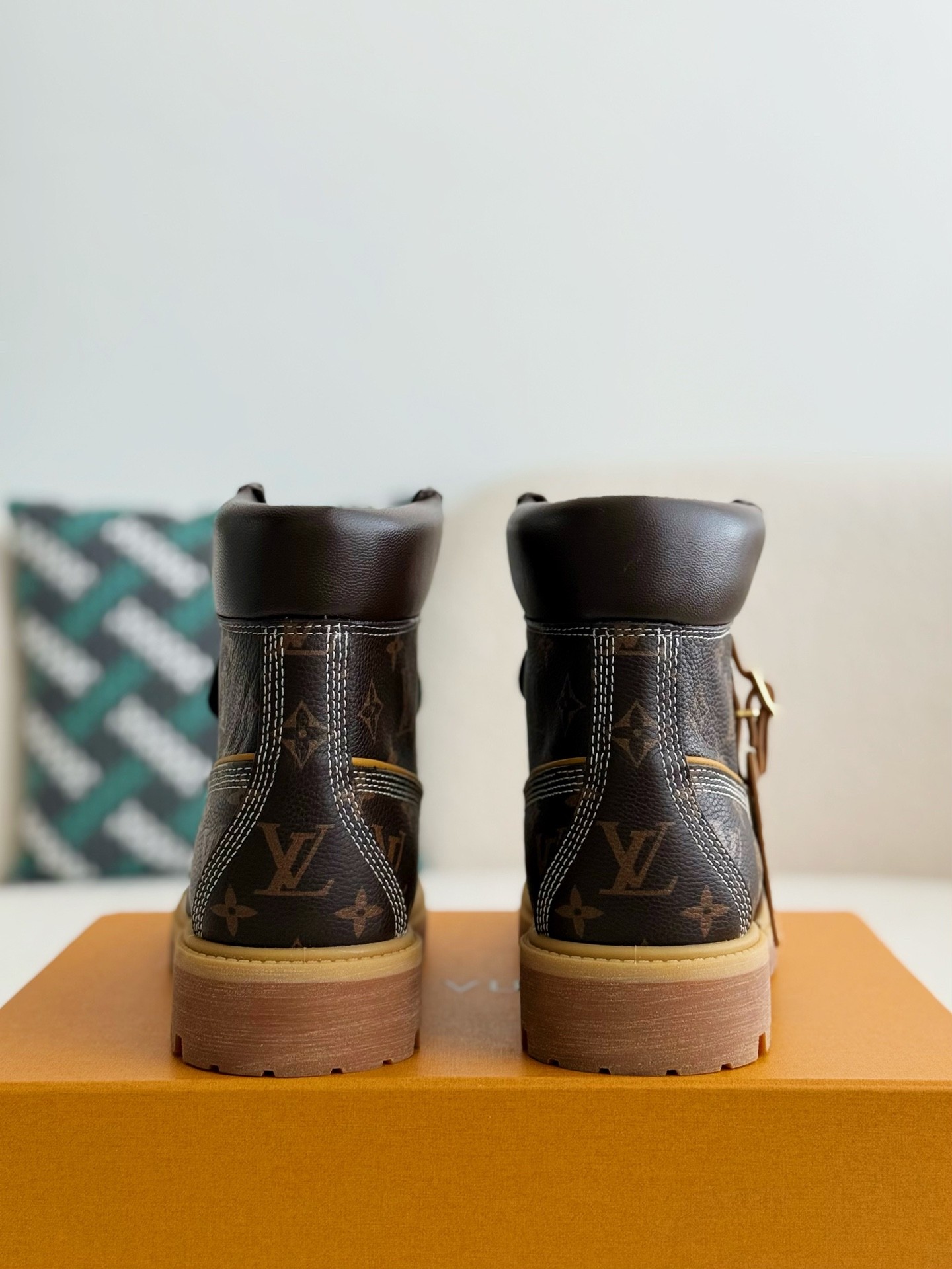 [#3838| Louis Vuitton x Timberland boots/Martin boots/boots
