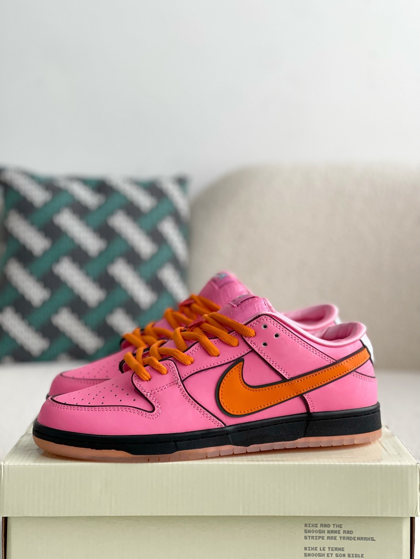 【#3606】 Nike Dunk x Powerpuff GirlsSB Joint The Powerpuff Girls Casual sneakers