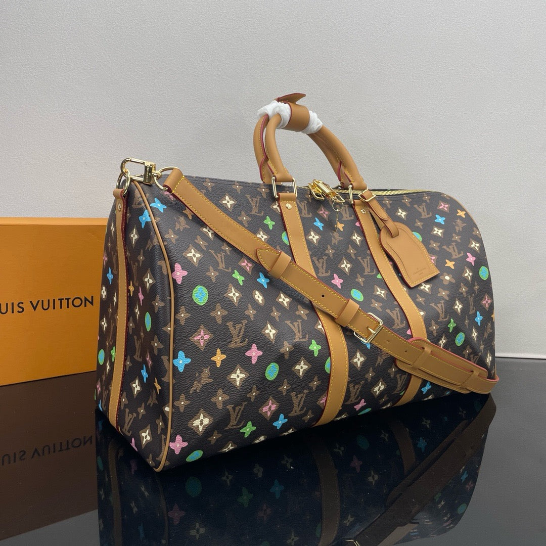 LOUIS VUITTON keepall 50 Travel bag/top quality
