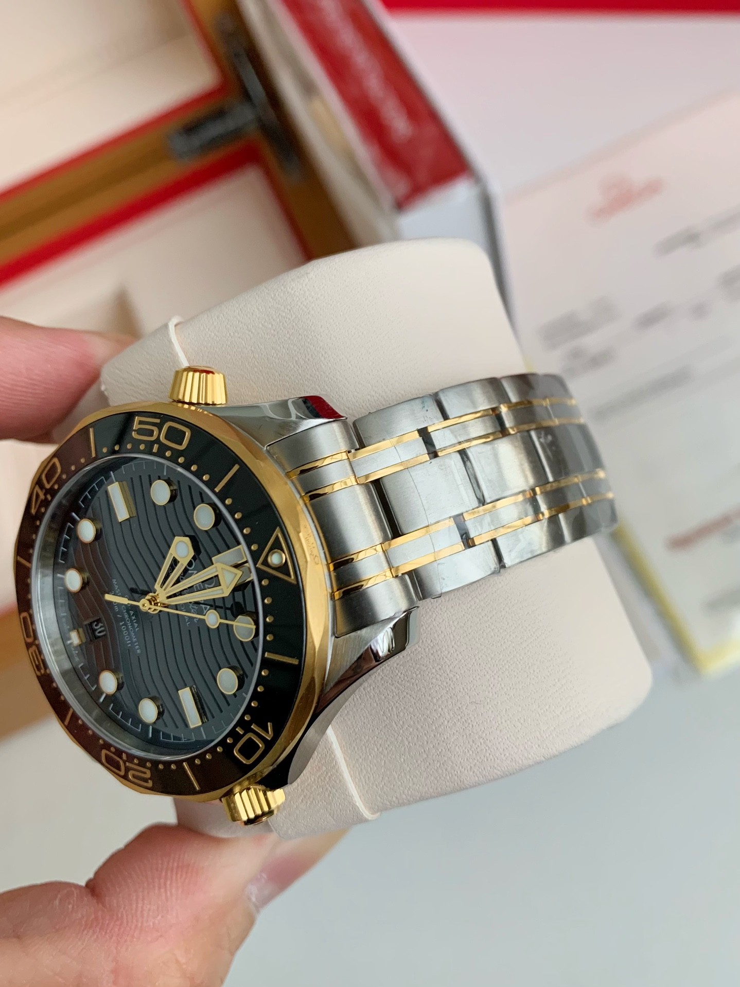 【#3654】Omega Seahorse Series 300-meter dive wristwatch,43.5mm