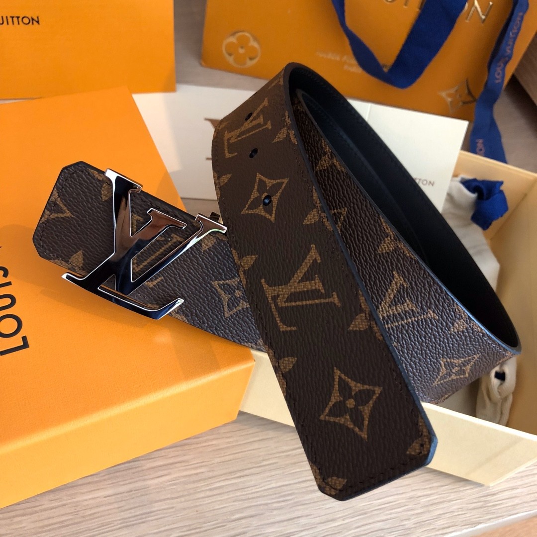 【#1316】 Louis Vuitton LV men's belt l NITIALES