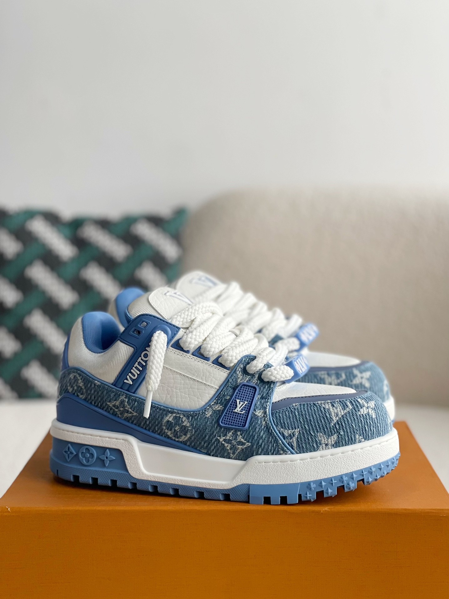 [#3358」 LOUIS VUITTON TRAINER 2023Show style Sneakers
