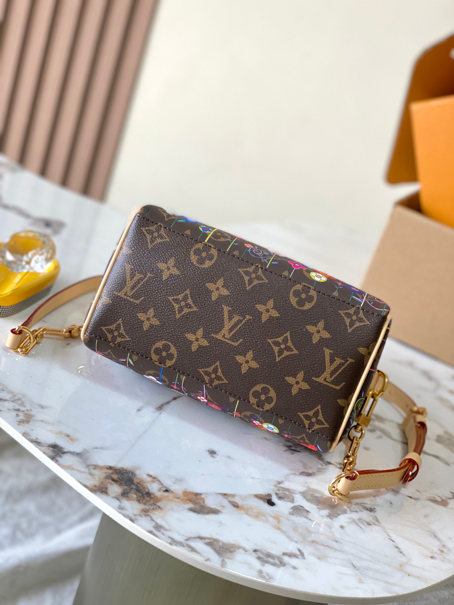 LOUIS VUITTON x Takashi Murakami Speedy Bandoulière 20 Handbag/Top Quality M14175