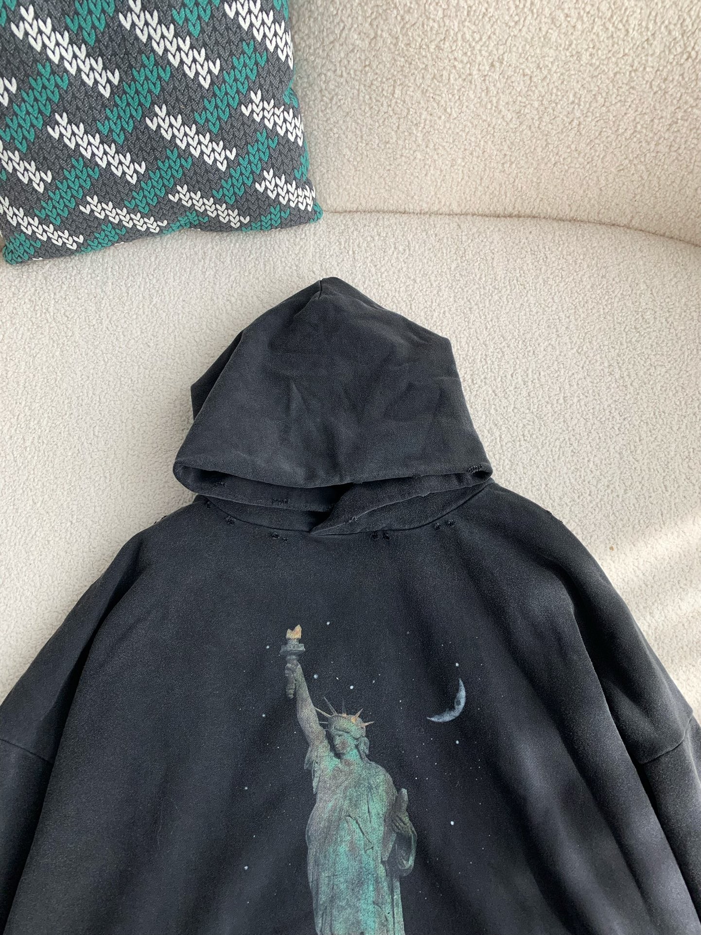 Balenciaga print hoodie