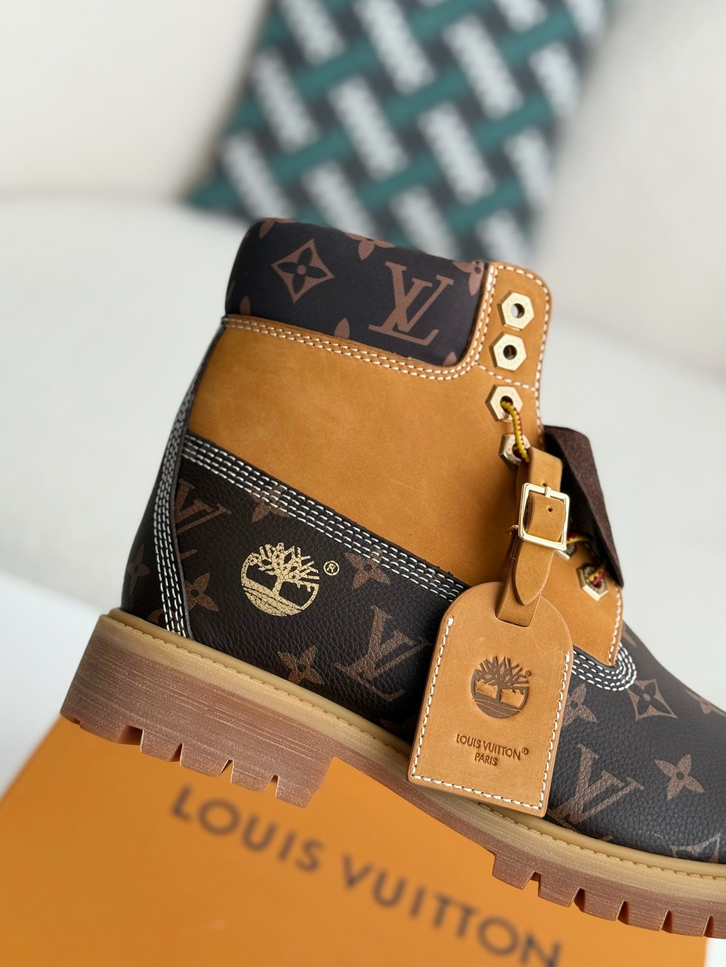 [#3804」 Louis Vuitton xTimberland boots/Martin boots/boots
