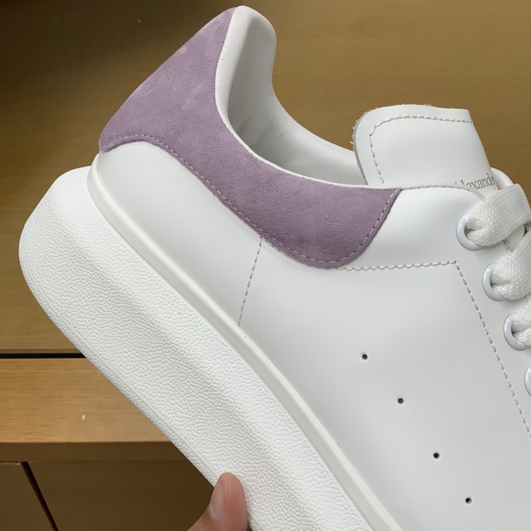 Alexander McQueen MQ Lilac purple veIvet tail Sneakers
