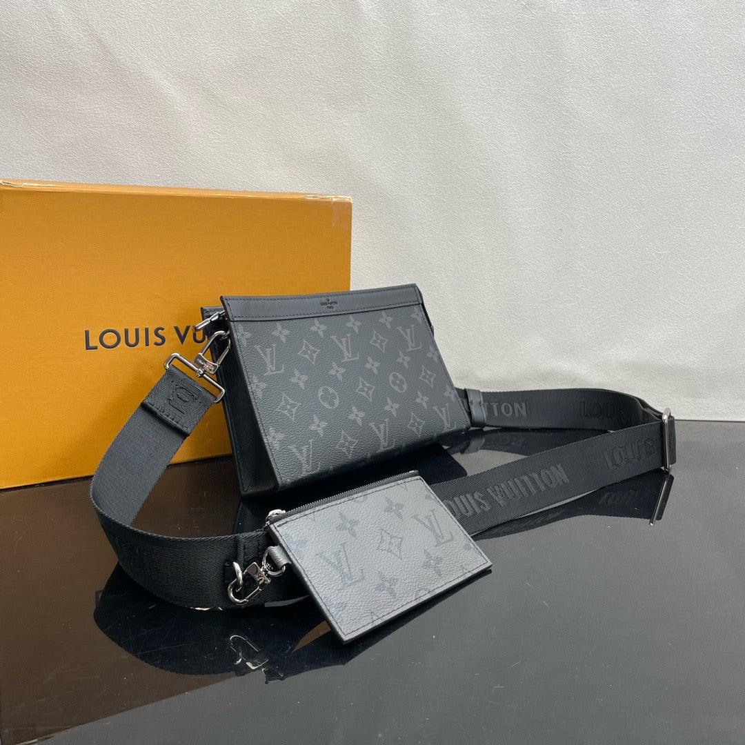 LOUIS VUITTON Gaston Crossbody bag/top quality M81124