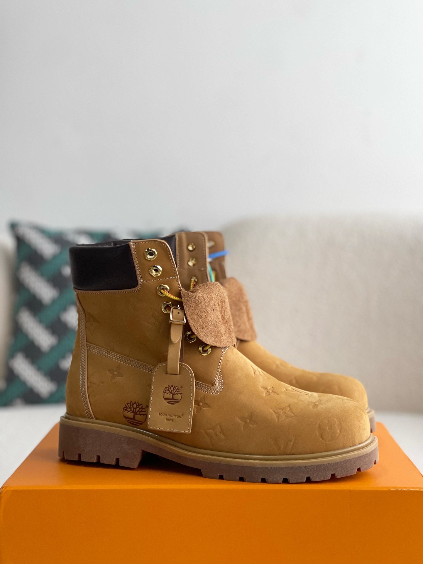 louis vuitton & timberland Martin boot