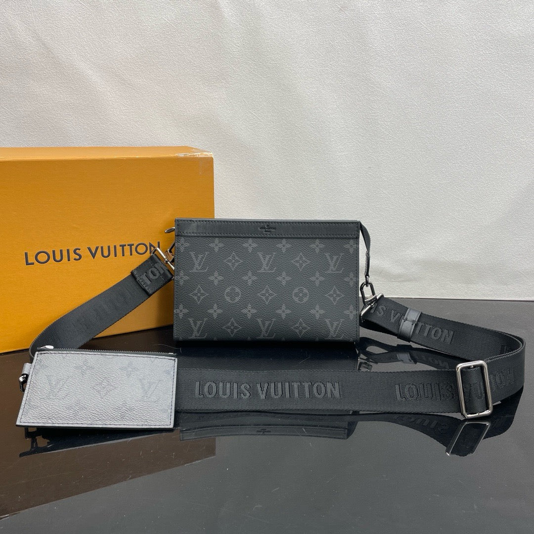 LOUIS VUITTON Gaston Crossbody bag/top quality M81124