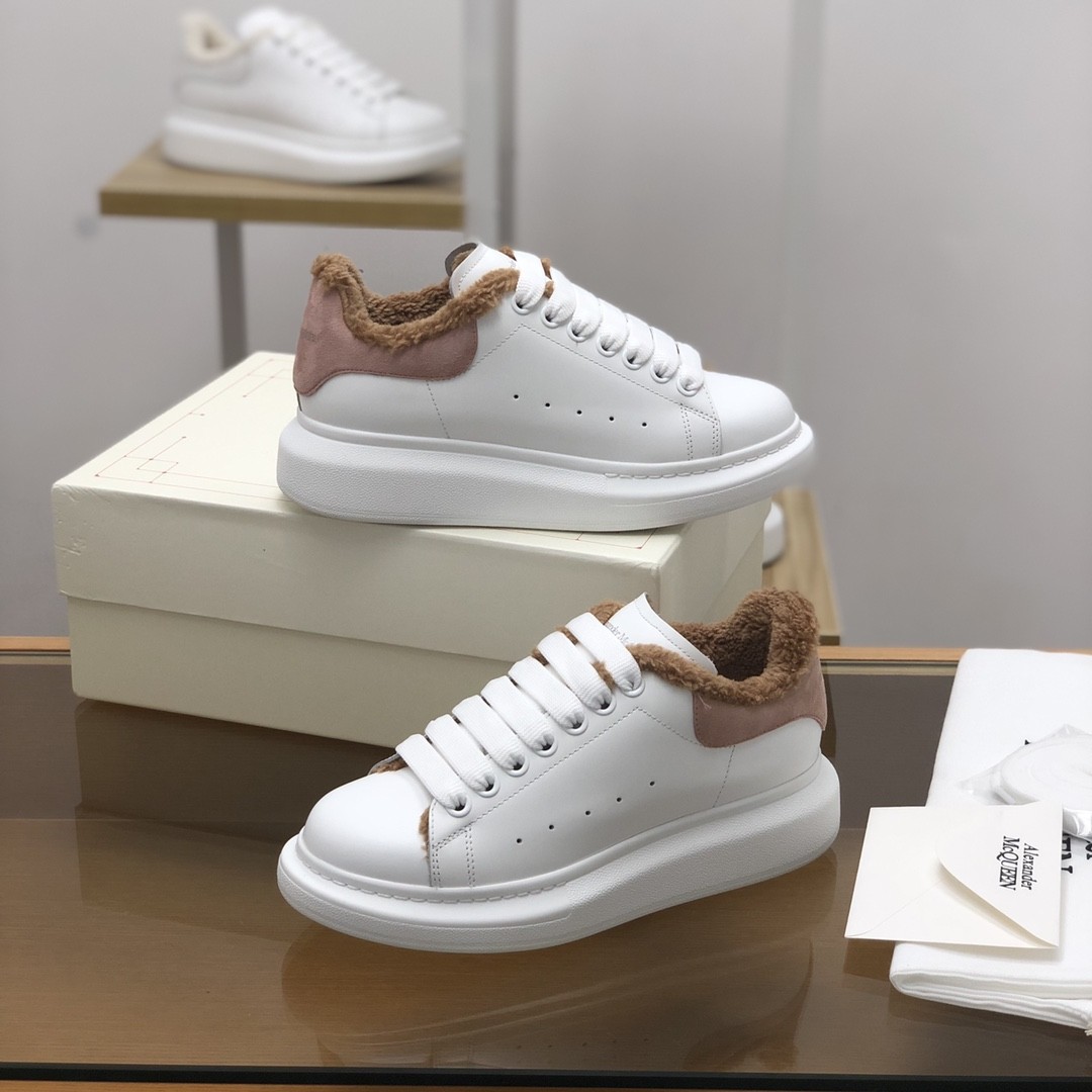 Alexander McQueen MO White velvet Lining Sneakers