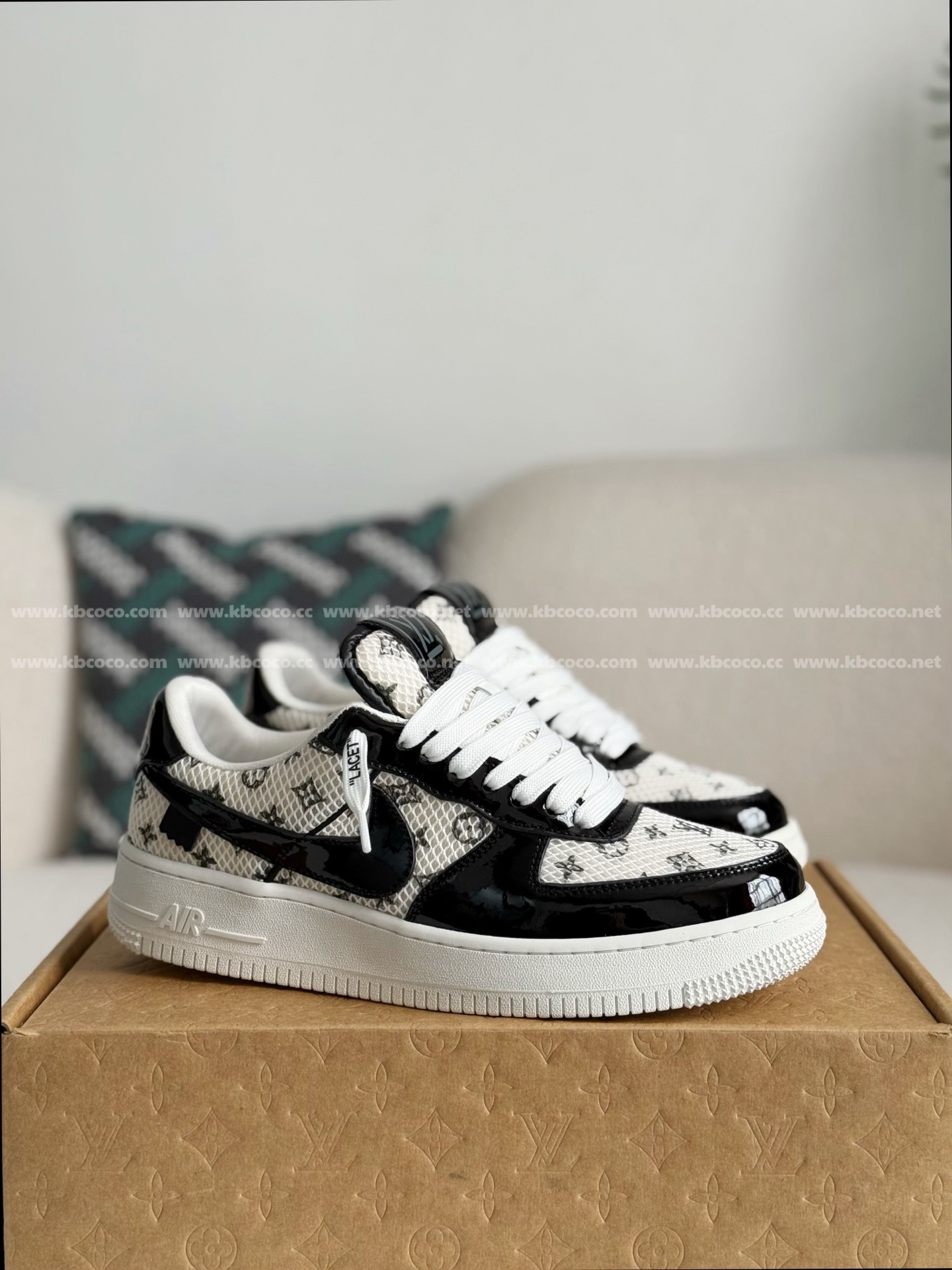 【#5419】 Louis Vuitton x Nike Air Force1 Sneakers