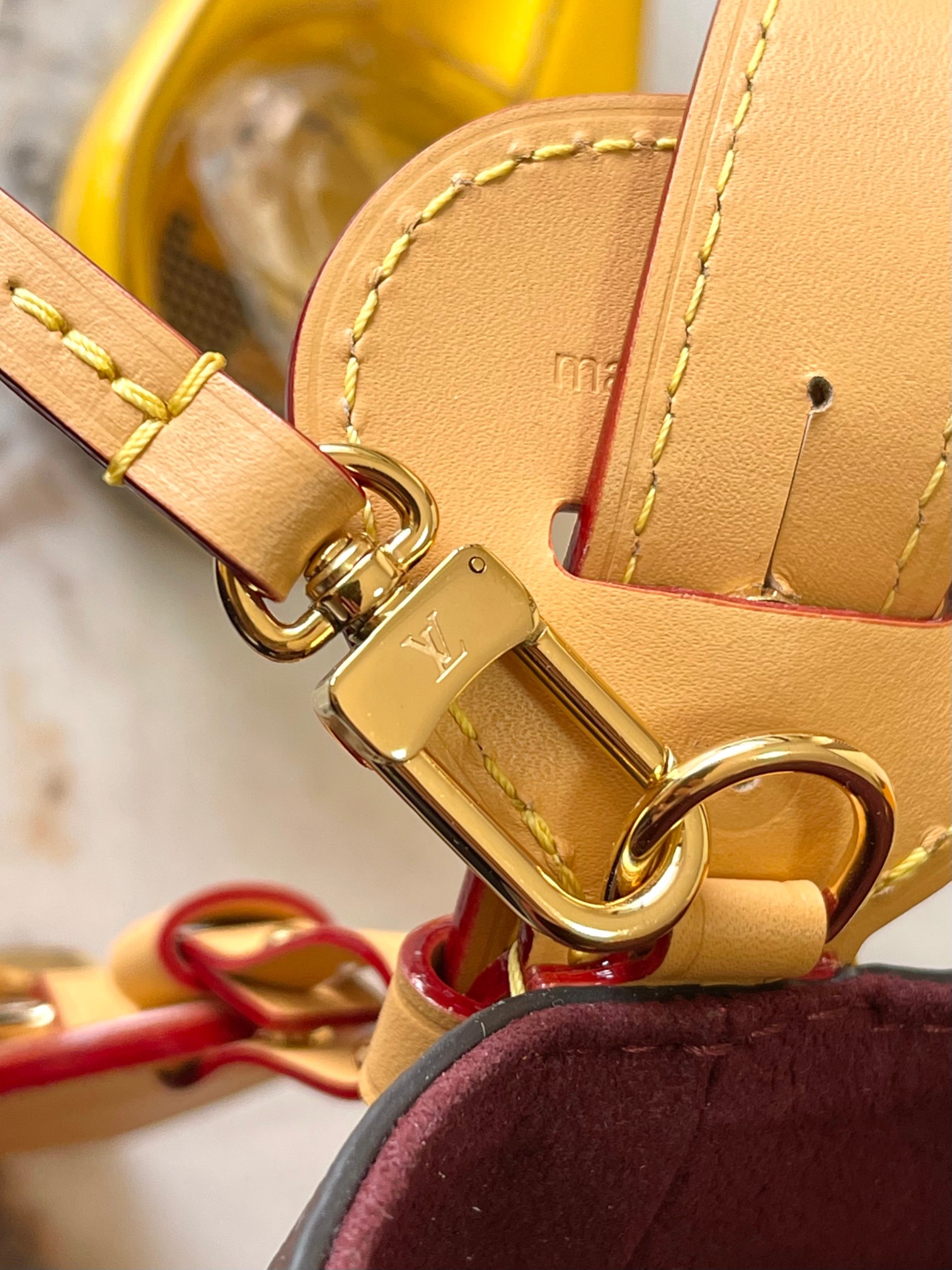 LOUIS VUITTON ALLIN BB Bucket bag/top quality M12925