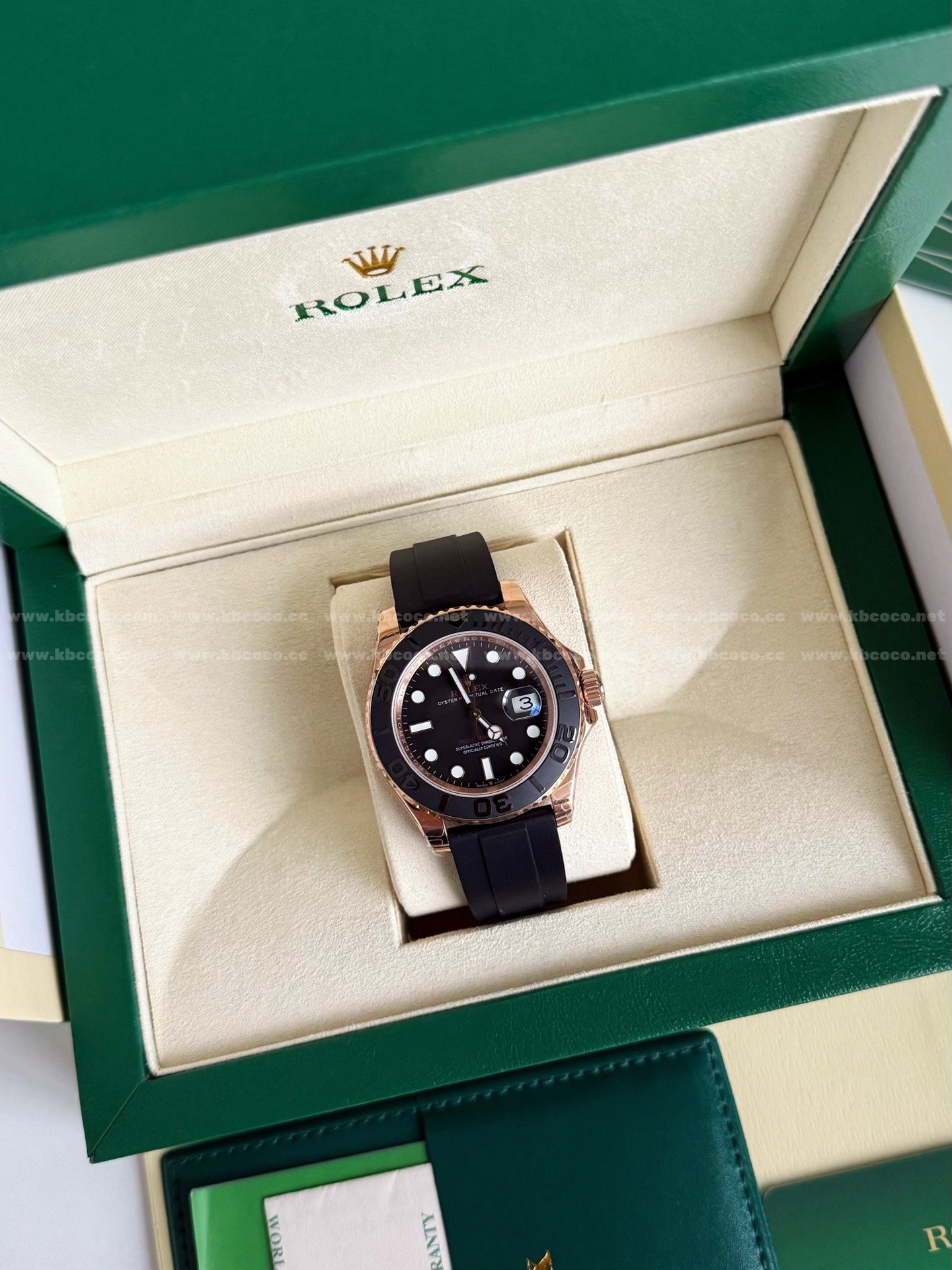 【#5878】Rolex Yachting Celebrity RoseGold Men's Wristwatch Series, 42mm